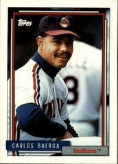 Carlos Baerga #33 Baseball Cards 1992 Topps Prices