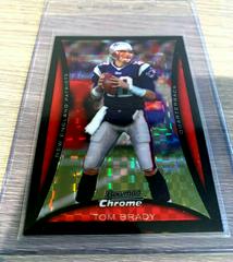 Tom Brady [Xfractor] Football Cards 2008 Bowman Chrome Prices