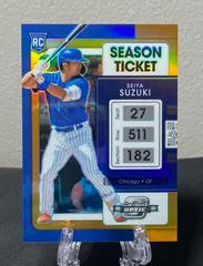 Seiya Suzuki [Neon Orange] #2 Baseball Cards 2022 Panini Chronicles Contenders Optic Prices