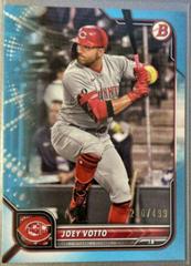 Joey Votto [Sky Blue] Baseball Cards 2022 Bowman Prices
