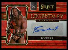 Booker T [Red Wave Prizm] Wrestling Cards 2022 Panini Select WWE Legendary Signatures Prices