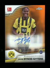 Jamie Bynoe Gittens [Orange] #BCA-JBG Soccer Cards 2022 Topps Chrome Bundesliga Autographs Prices