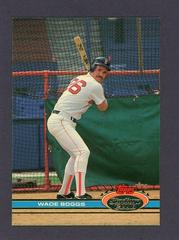 Wade Boggs #170 Baseball Cards 1991 Stadium Club Prices