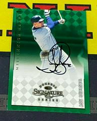 Jay Buhner Baseball Cards 1998 Donruss Signature Millennium Marks Prices