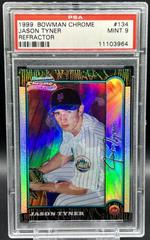Jason Tyner [Refractor] #134 Baseball Cards 1999 Bowman Chrome Prices