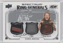 Chris Jericho Wrestling Cards 2021 Upper Deck AEW Spectrum Ring Generals Relics Prices