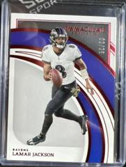 Lamar Jackson [Red] #5 Football Cards 2022 Panini Immaculate Collection Prices