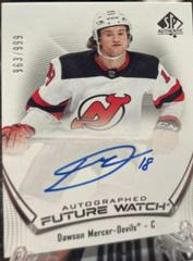 Dawson Mercer [Autograph] #176 Hockey Cards 2021 SP Authentic Prices