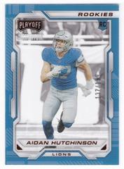 Aidan Hutchinson [Red] #PMR-11 Football Cards 2022 Panini Chronicles Playoff Momentum Rookies Prices