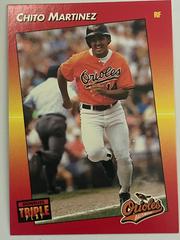 Chito Martinez #192 Baseball Cards 1992 Panini Donruss Triple Play Prices