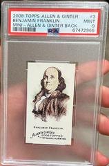 Benjamin Franklin [Mini Allen & Ginter Back] Baseball Cards 2008 Topps Allen & Ginter Prices