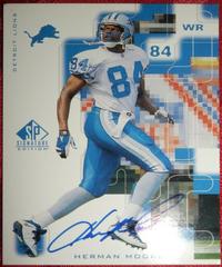 Herman Moore [Autograph] #HM Football Cards 1999 SP Signature Prices