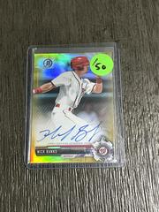 Nick Banks [Gold Refractor] Baseball Cards 2017 Bowman Chrome Prospects Autographs Prices