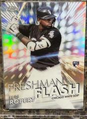 Luis Robert [Orange Refractor] Baseball Cards 2020 Topps Chrome Freshman Flash Prices