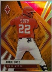 Juan Soto [Neon Orange] #25 Baseball Cards 2021 Panini Chronicles Phoenix Prices
