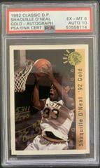 Shaquille O'Neal [Gold Autograph] Basketball Cards 1992 Classic Draft Picks Prices