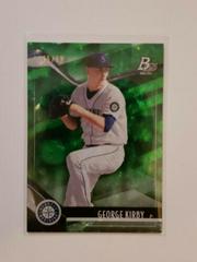George Kirby [Green Icy Foil] Baseball Cards 2021 Bowman Platinum Top Prospects Prices