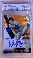 Walker Buehler [Orange Refractor] #WB Baseball Cards 2018 Topps Finest Autographs Prices
