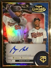 Byron Buxton [Blue] Baseball Cards 2022 Topps Gold Label Framed Autographs Prices