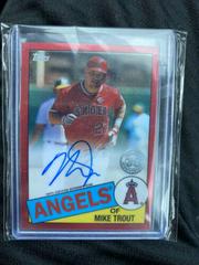 Mike Trout [Red Refractor] #85TCA-MT Baseball Cards 2020 Topps Chrome 1985 Autographs Prices
