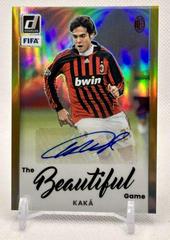 Kaka [Gold] #BA-K Soccer Cards 2022 Panini Donruss Beautiful Game Autographs Prices