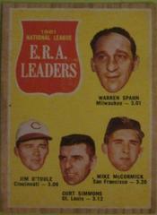 NL ERA Leaders #56 Baseball Cards 1962 Venezuela Topps Prices