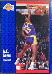 A.C. Green #99 Basketball Cards 1991 Fleer Prices