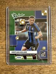 Kristjan Asllani [Green] #3 Soccer Cards 2022 Panini Donruss The Rookies Prices