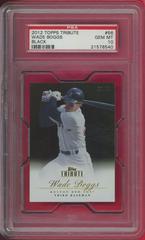 Wade Boggs [Black] #56 Baseball Cards 2012 Topps Tribute Prices