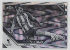 Fabio Vieira [Black & White Ray Wave Refractor] Soccer Cards 2021 Topps Chrome UEFA Champions League Prices