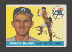 Charlie Silvera #188 Baseball Cards 1955 Topps Prices