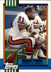 Warren Powers Football Cards 1990 Topps Traded Prices