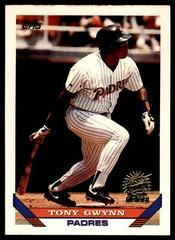 Tony Gwynn [Fla. Marlins Inaugural] Baseball Cards 1993 Topps Prices