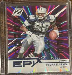 Michael Irvin [Game] #EP-9 Football Cards 2022 Panini Zenith Epix Purple Play Prices