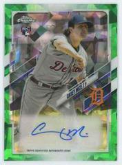 Casey Mize [Green] #RA-CM Baseball Cards 2021 Topps Chrome Update Sapphire Rookie Autographs Prices