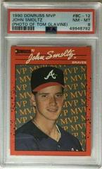 John Smoltz [Photo of Tom Glavine] Baseball Cards 1990 Donruss MVP Prices