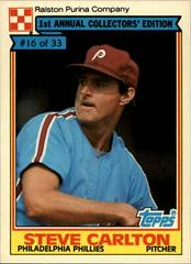 Steve Carlton #16 Baseball Cards 1984 Ralston Purina Prices