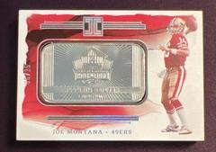 Joe Montana #17 Football Cards 2023 Panini Impeccable Silver Hall of Fame Prices