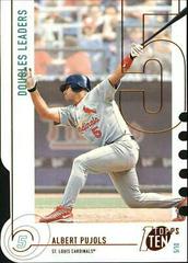 Albert Pujols #16 Baseball Cards 2002 Topps Ten Prices