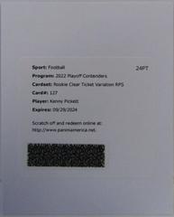 Kenny Pickett [Autograph Clear Ticket] Football Cards 2022 Panini Contenders Prices