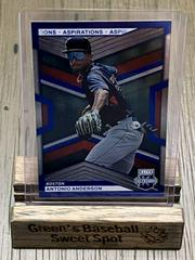 Antonio Anderson [Aspirations Blue] #86 Baseball Cards 2023 Panini Elite Extra Edition Prices