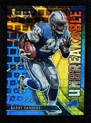 Barry Sanders [Gold Prizm] #U4 Football Cards 2020 Panini Select Unbreakable Prices