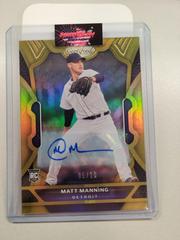 Matt Manning [Autograph Gold] #4 Baseball Cards 2022 Panini Chronicles Certified Prices