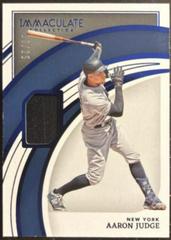 Aaron Judge [Blue] #50 Baseball Cards 2022 Panini Immaculate Prices