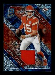 Patrick Mahomes II [Blue Neon] #1 Football Cards 2023 Panini Spectra Sunday Spectacle Prices
