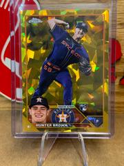 Hunter Brown [Gold] Baseball Cards 2023 Topps Chrome Sapphire Prices