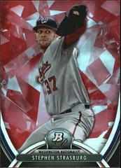 Stephen Strasburg [Ruby] #40 Baseball Cards 2013 Bowman Platinum Prices