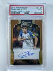Christian Pulisic [Copper] Soccer Cards 2016 Panini Select Signatures Prices