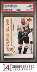 Jonas Ronnqvist #416 Hockey Cards 2000 Upper Deck Prices