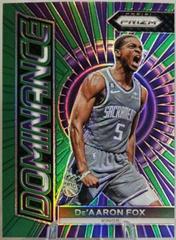De’Aaron Fox [Green Prizm] #17 Basketball Cards 2023 Panini Prizm Dominance Prices